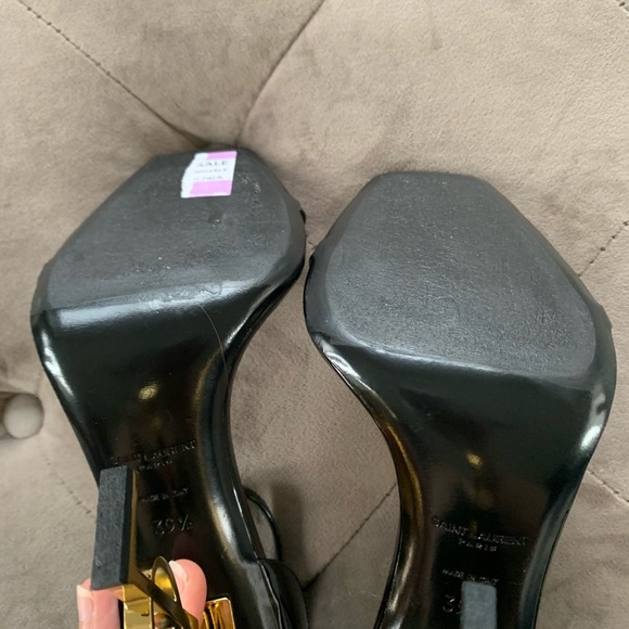 🚫⛔️SOLD⛔️🚫Saint Laurent Opyum Logo-Heel sandals - Picture 15 of 15